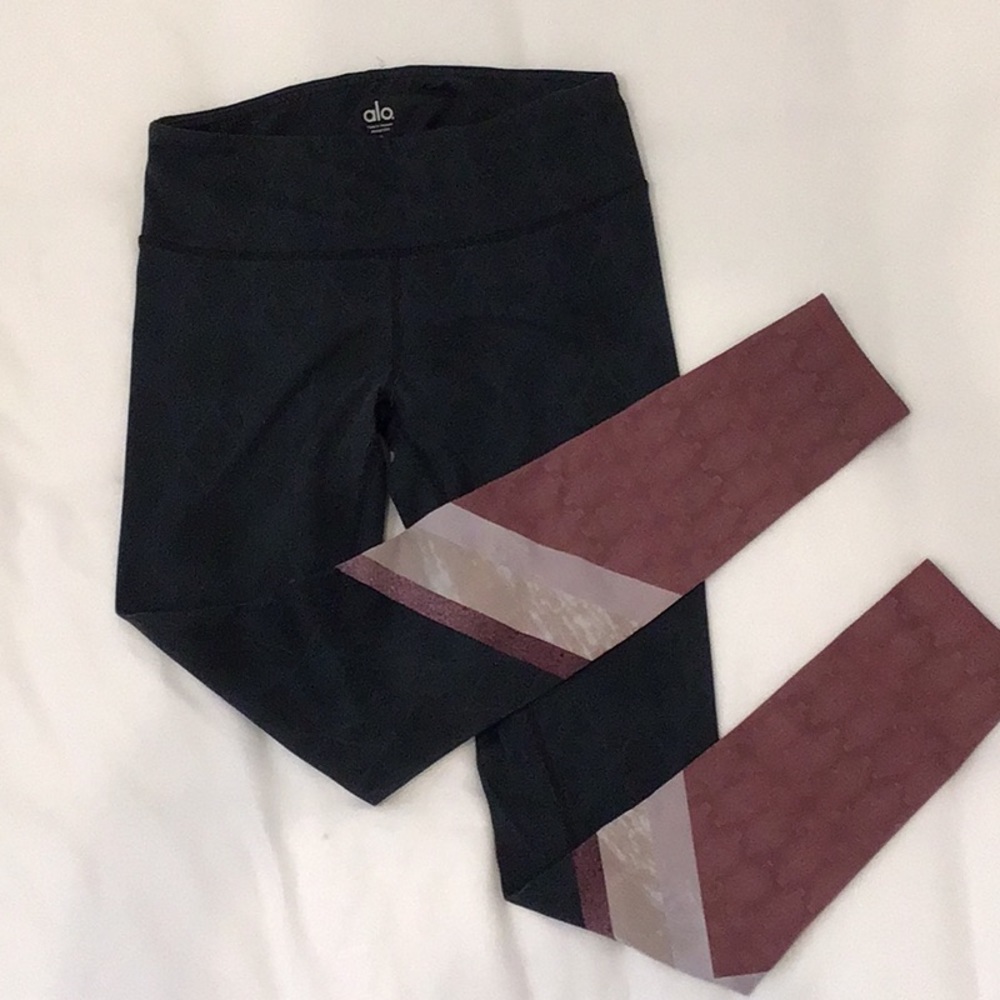 ALO Bluegrey and Mauve Legging